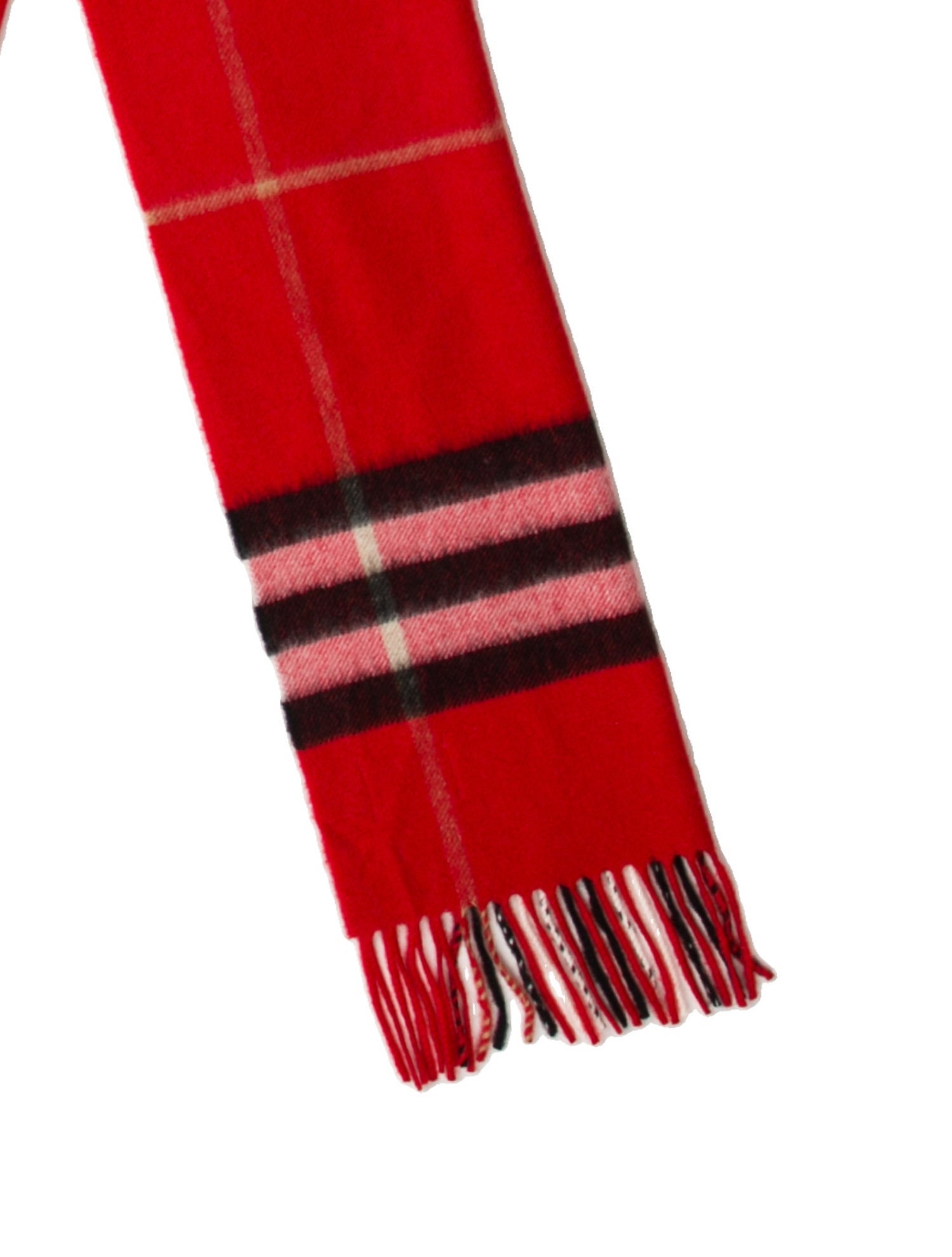 Burberry Cashmere House Check Pattern Scarf